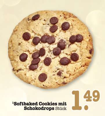 Softbaked Cookies mit Schokodrops