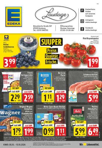 Prospekte Edeka - 5.10.2026 - 10.10.2026.