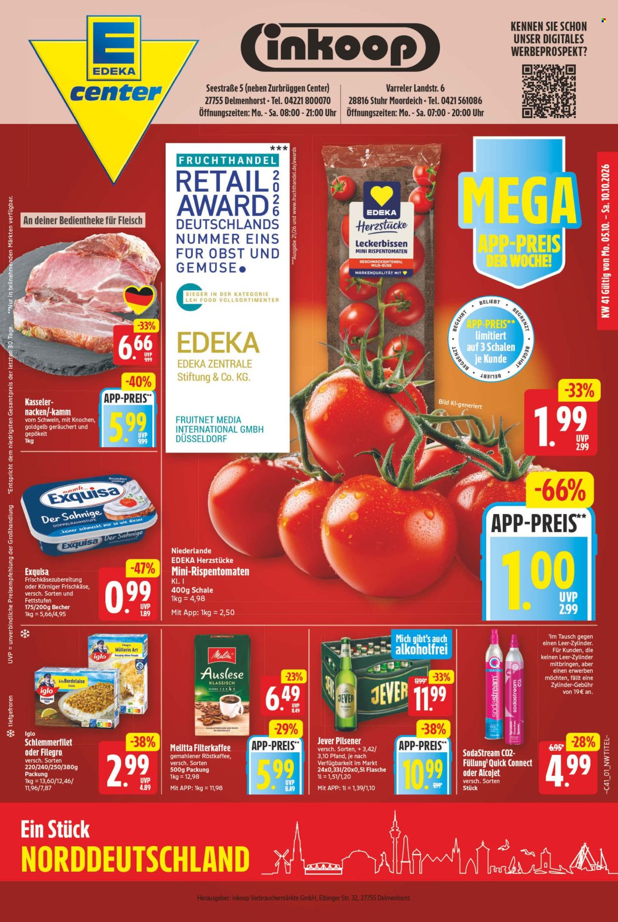 E center Prospekte  - 5.10.2026 - 10.10.2026. Seite 1