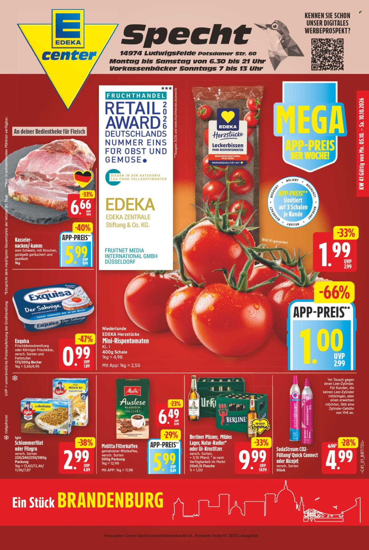 E center Prospekte  - 5.10.2026 - 10.10.2026. Seite 1