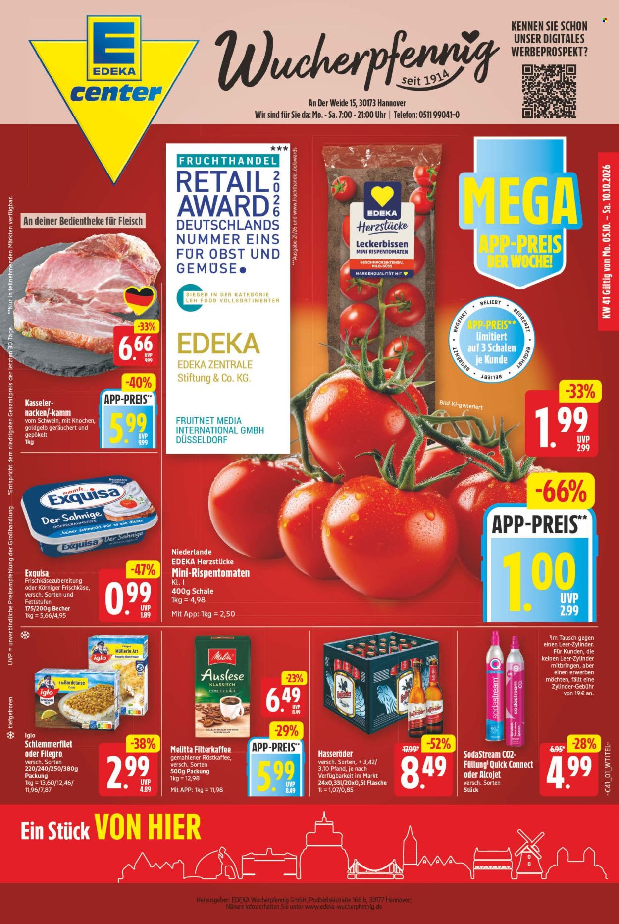 E center Prospekte  - 5.10.2026 - 10.10.2026. Seite 1