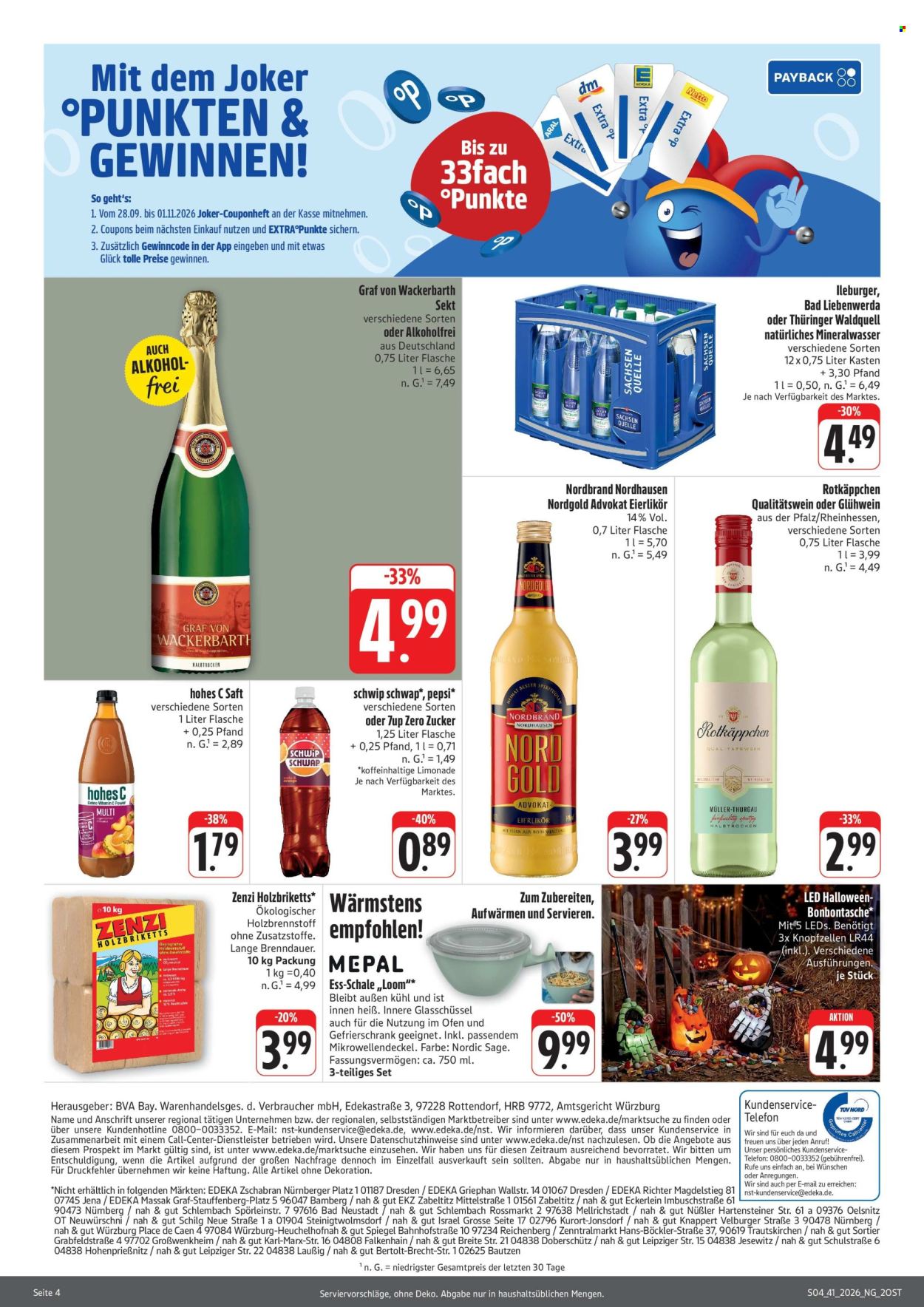 Edeka Prospekte  - 5.10.2026 - 10.10.2026. Seite 4