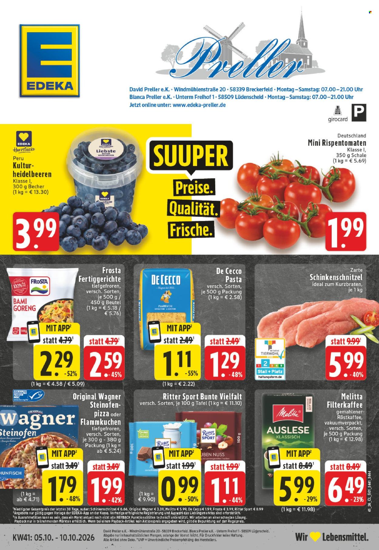 Edeka Prospekte  - 5.10.2026 - 10.10.2026. Seite 1