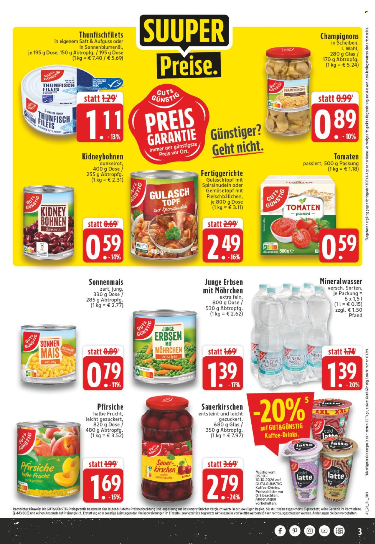 Edeka Prospekte  - 5.10.2026 - 10.10.2026. Seite 3