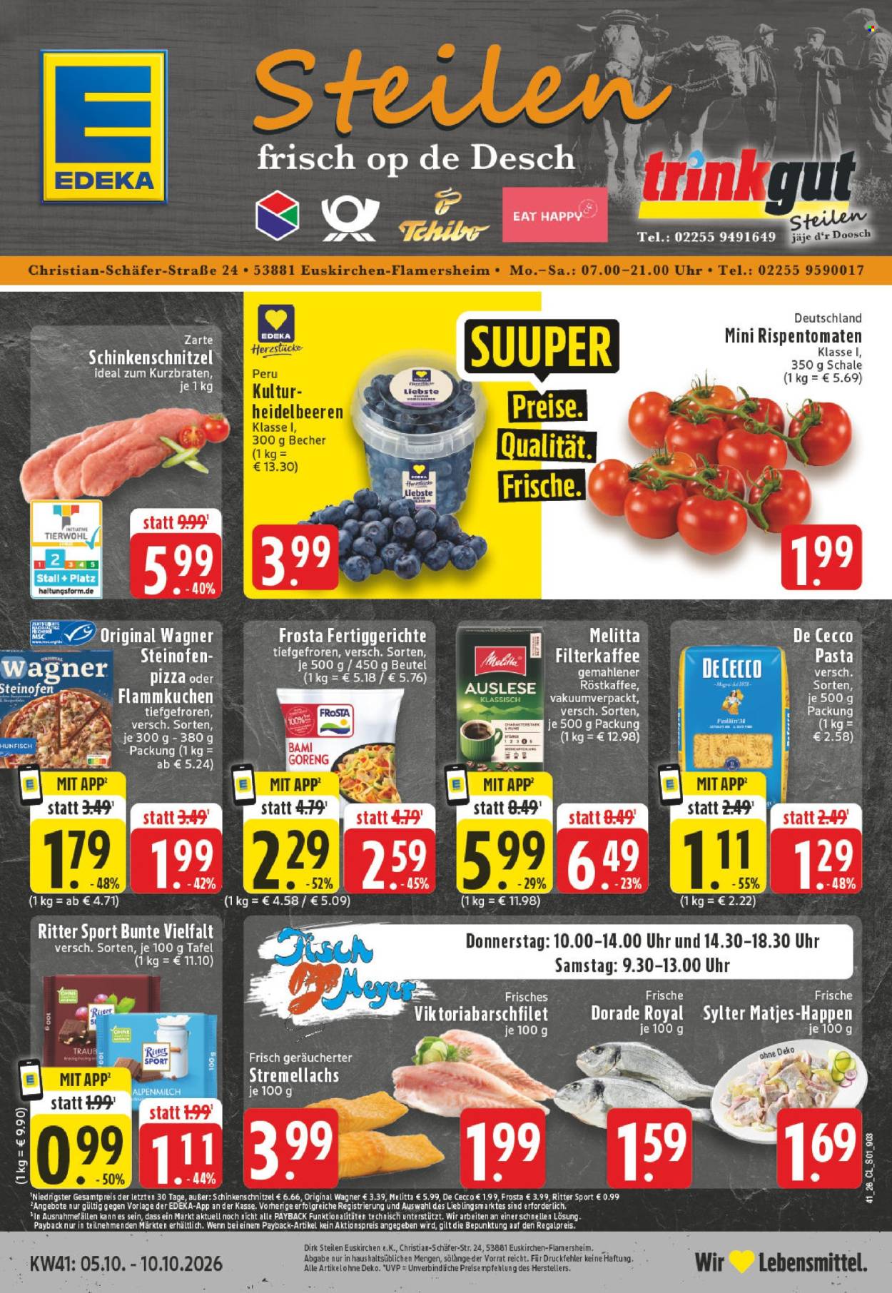 Edeka Prospekte  - 5.10.2026 - 10.10.2026. Seite 1