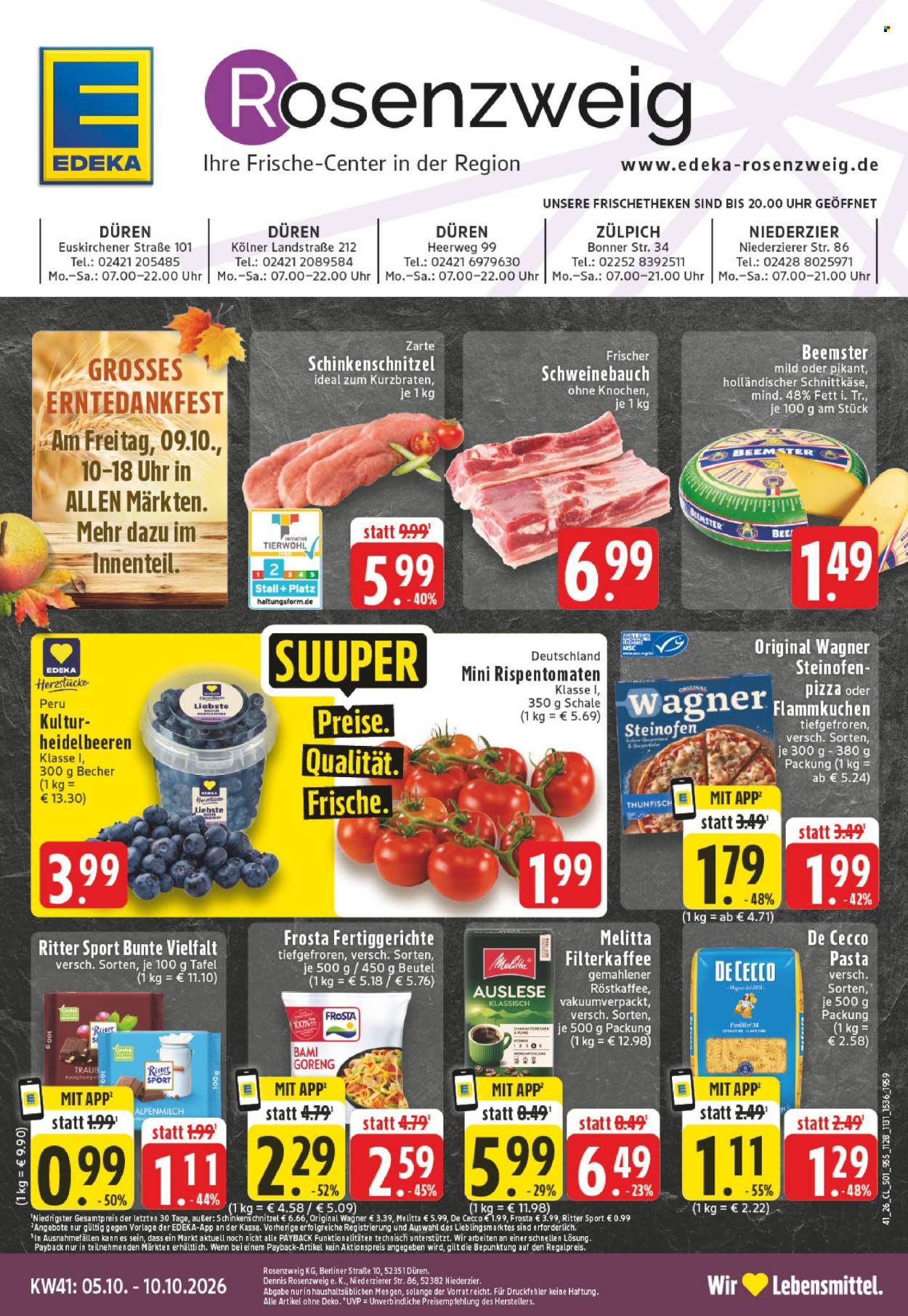 Edeka Prospekte  - 5.10.2026 - 10.10.2026. Seite 1