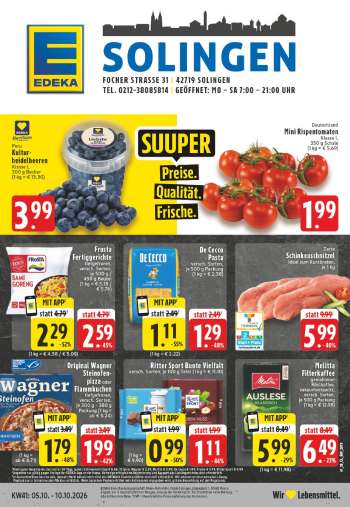 Prospekte Edeka - 5.10.2026 - 10.10.2026.