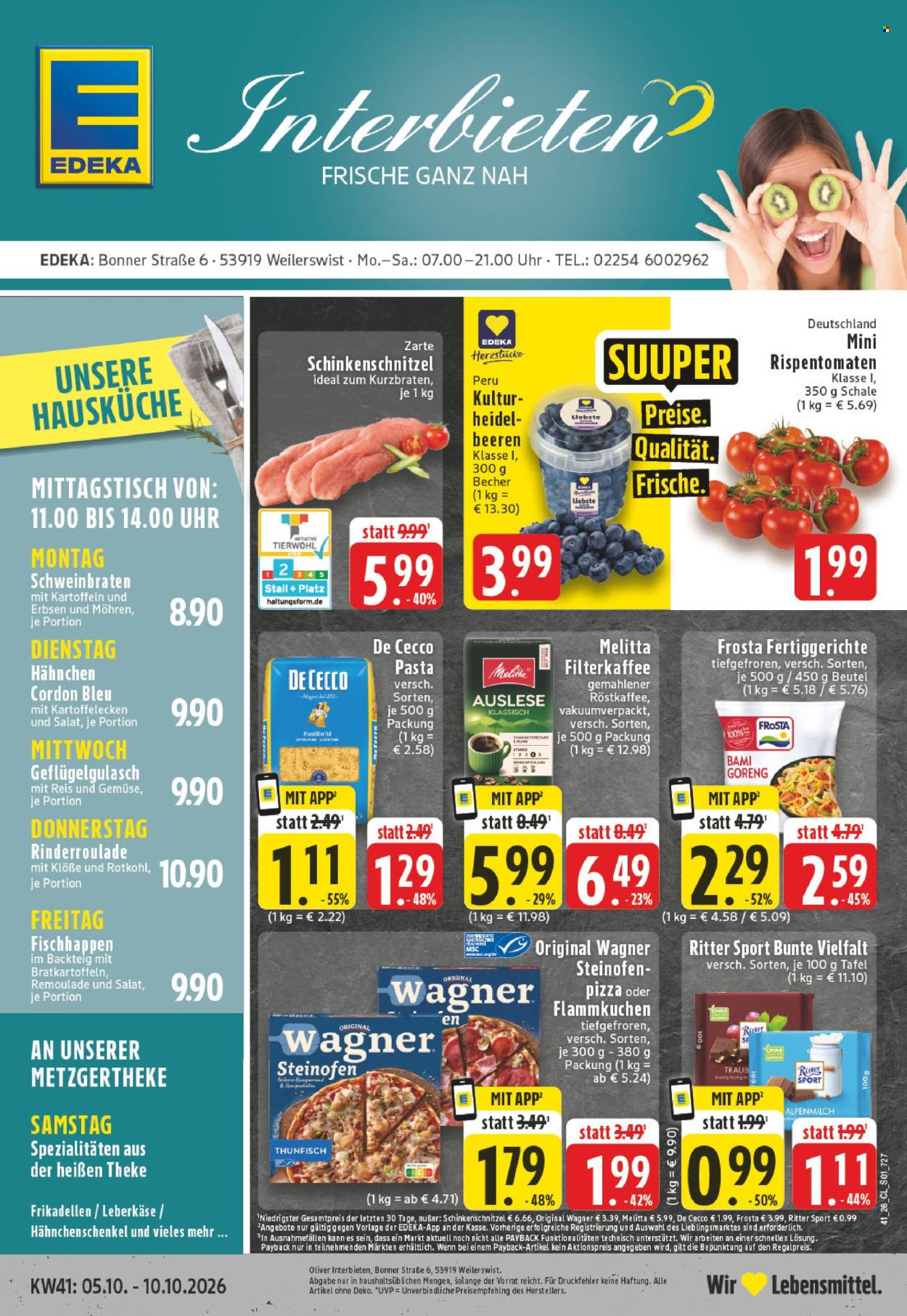 Edeka Prospekte  - 5.10.2026 - 10.10.2026. Seite 1