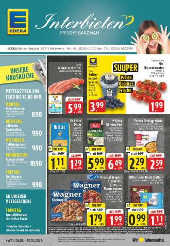 Prospekte Edeka - 5.10.2026 - 10.10.2026.