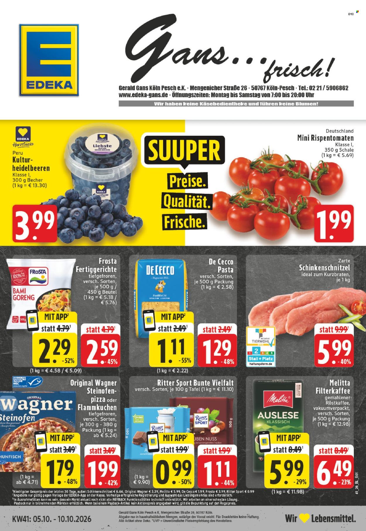 Edeka Prospekte  - 5.10.2026 - 10.10.2026. Seite 1