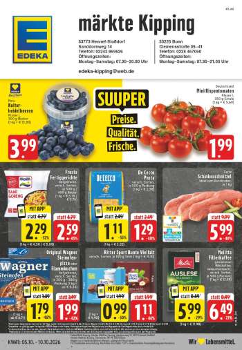 Prospekte Edeka - 5.10.2026 - 10.10.2026.