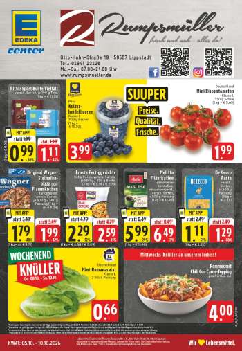 Prospekte Edeka - 5.10.2026 - 10.10.2026.