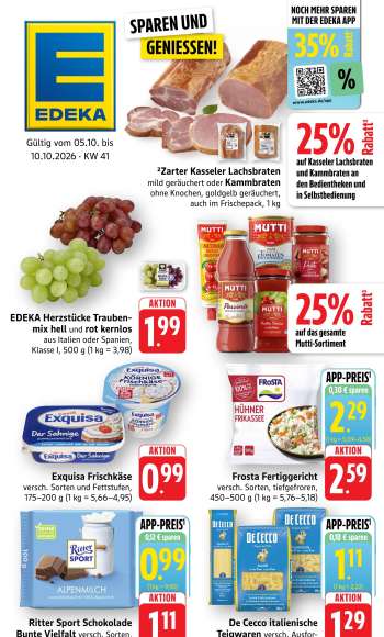 Prospekte Edeka - 5.10.2026 - 10.10.2026.