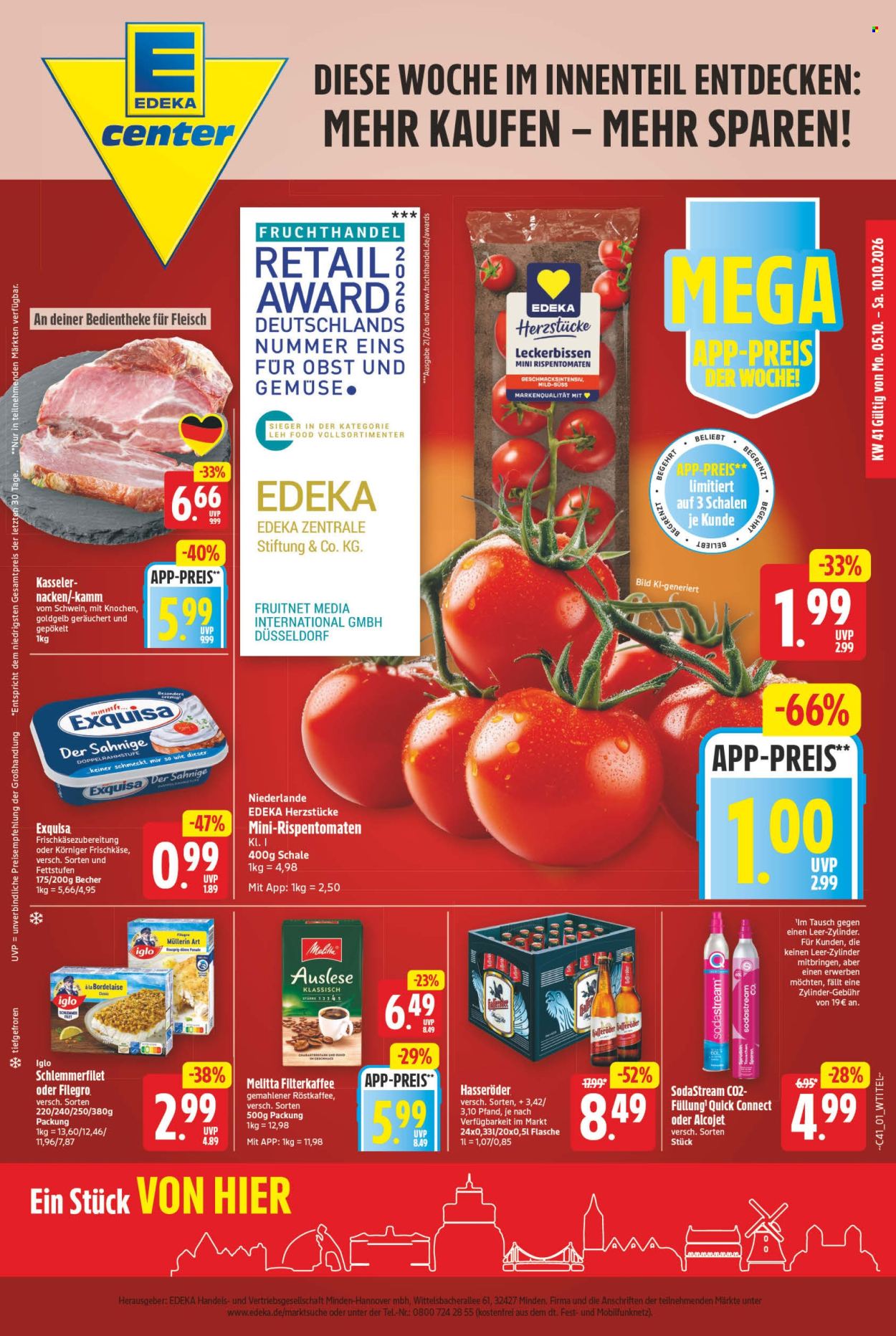 E center Prospekte  - 5.10.2026 - 10.10.2026. Seite 1