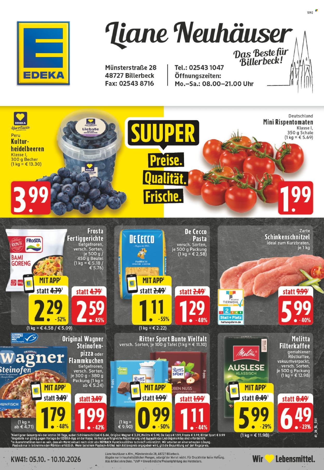Edeka Prospekte  - 5.10.2026 - 10.10.2026. Seite 1