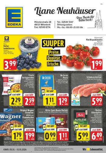 Prospekte Edeka - 5.10.2026 - 10.10.2026.