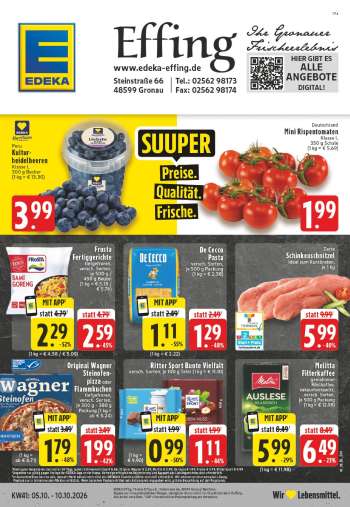 Prospekte Edeka - 5.10.2026 - 10.10.2026.