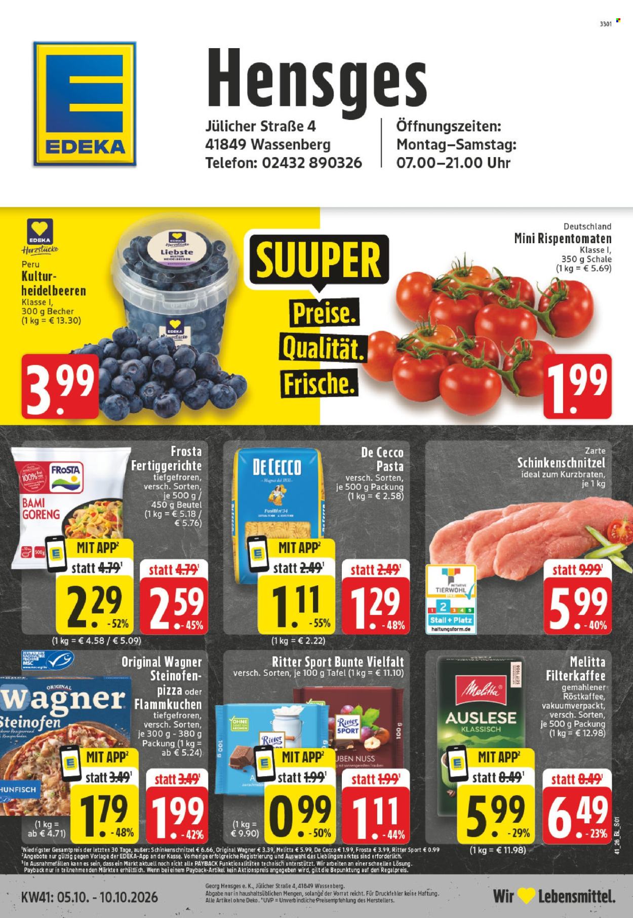 Edeka Prospekte  - 5.10.2026 - 10.10.2026. Seite 1