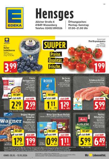 Prospekte Edeka - 5.10.2026 - 10.10.2026.