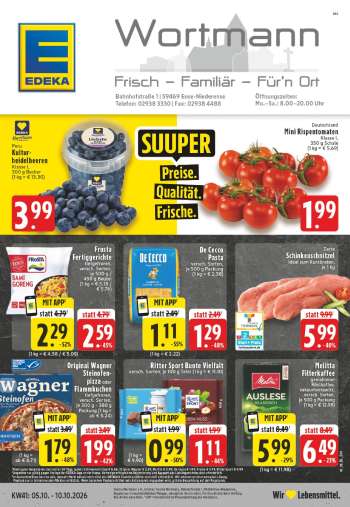 Prospekte Edeka - 5.10.2026 - 10.10.2026.