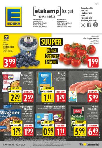 Prospekte Edeka - 5.10.2026 - 10.10.2026.