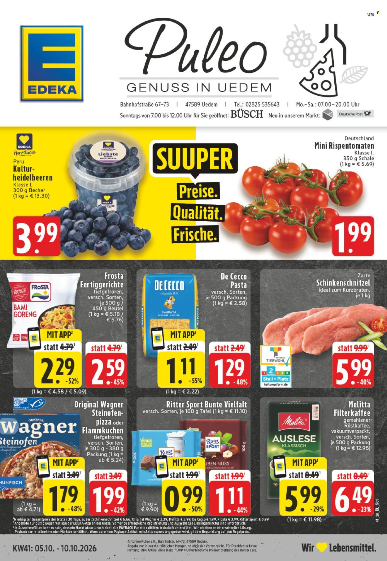 Edeka Prospekte  - 5.10.2026 - 10.10.2026. Seite 1