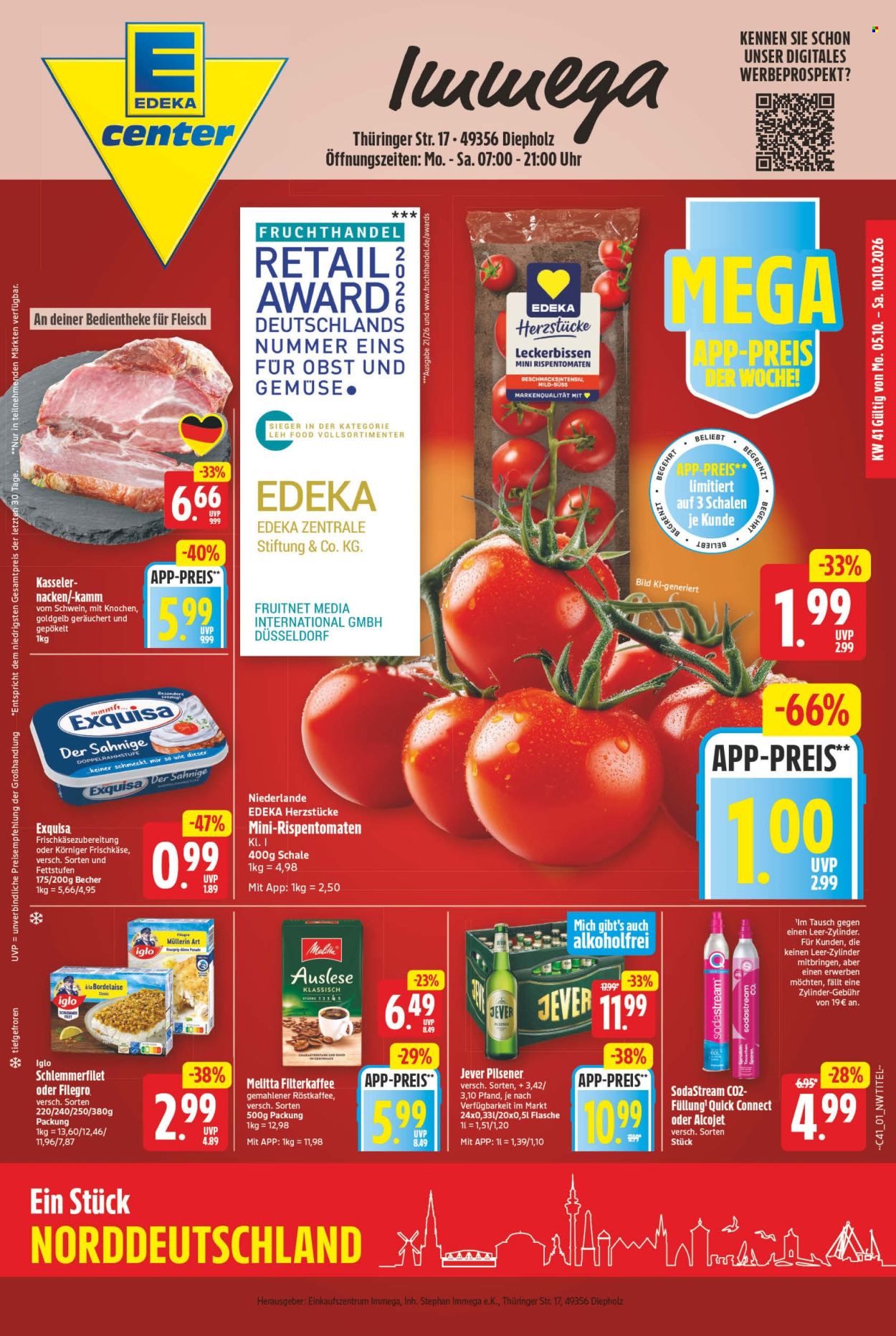 E center Prospekte  - 5.10.2026 - 10.10.2026. Seite 1