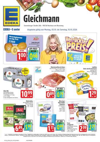 Prospekte Edeka - 5.10.2026 - 10.10.2026.