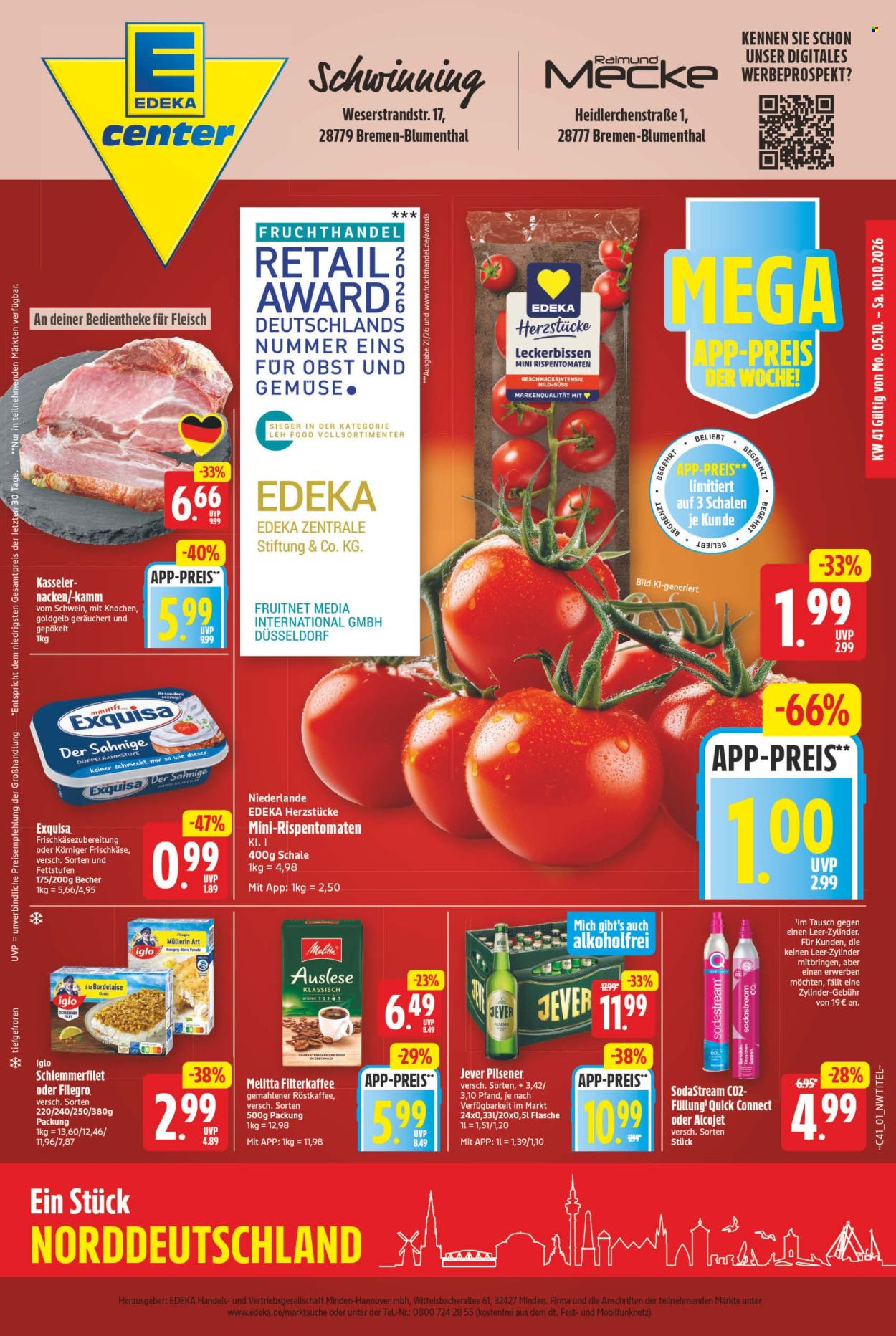 E center Prospekte  - 5.10.2026 - 10.10.2026. Seite 1