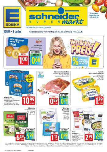 Prospekte Edeka - 5.10.2026 - 10.10.2026.