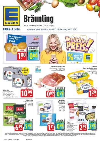 Prospekte Edeka - 5.10.2026 - 10.10.2026.