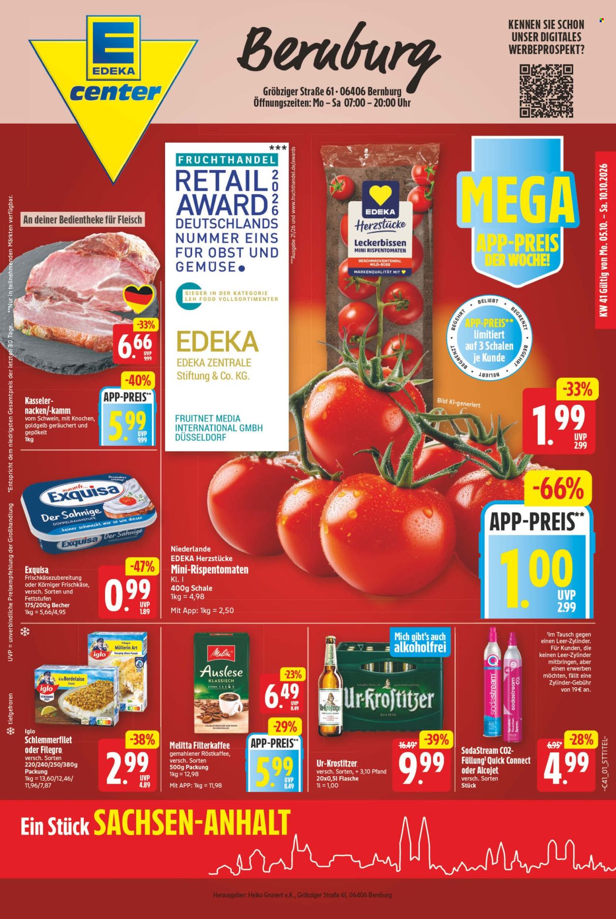 E center Prospekte  - 5.10.2026 - 10.10.2026. Seite 1