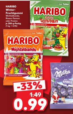 HARIBO Winter-Fruchtgummi