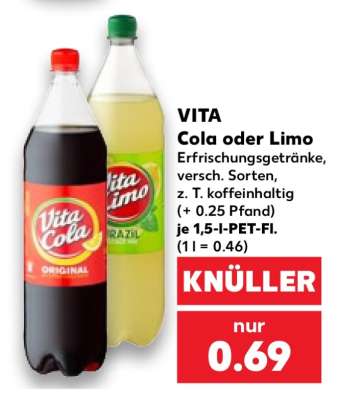 Vita Cola oder Limo