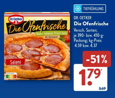 DR. OETKER Die Ofenfrische