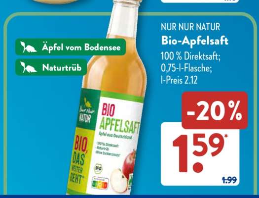 Bio-Apfelsaft