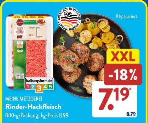 MEINE METZGEREI Rinder-Hackfleisch