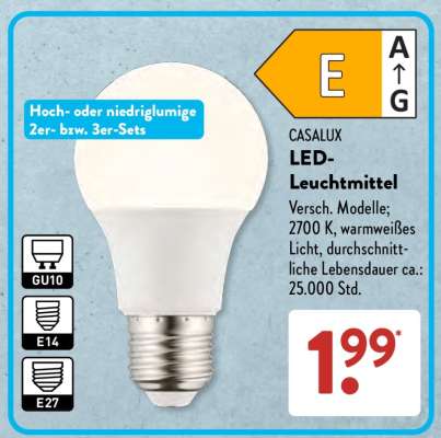 CASALUX LED-Leuchtmittel