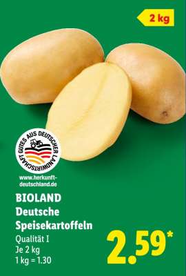 Bioland Deutsche Speisekartoffeln