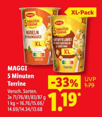 Maggi 5-Minuten-Terrine