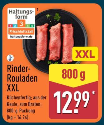 Rinder-Rouladen XXL