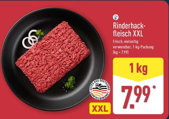 Rinderhackfleisch XXL