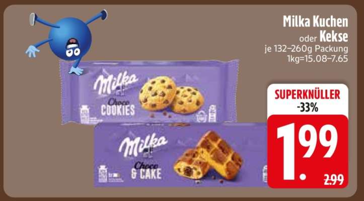 Milka Kuchen oder Kekse