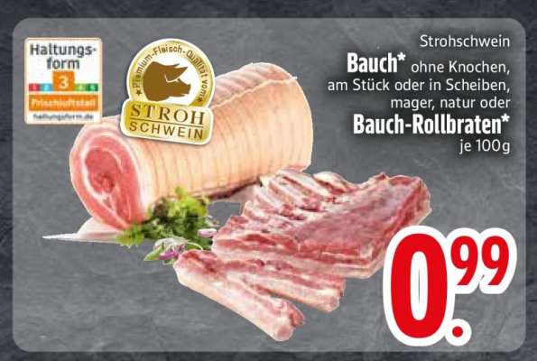 Strohschwein Bauch