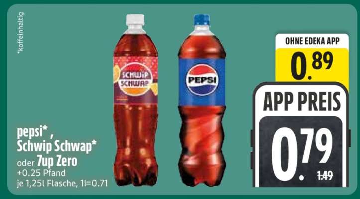 pepsi, Schwip Schwap oder 7up zero