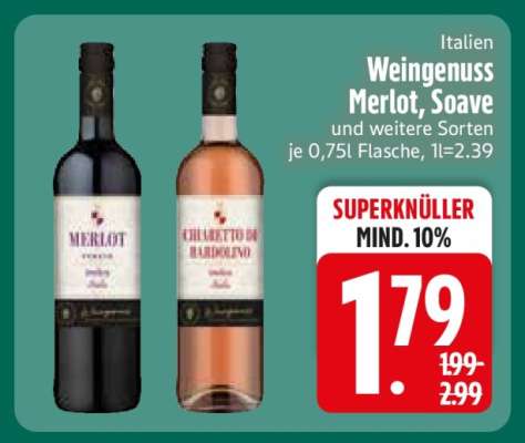 Weingenuss Merlot, Soave