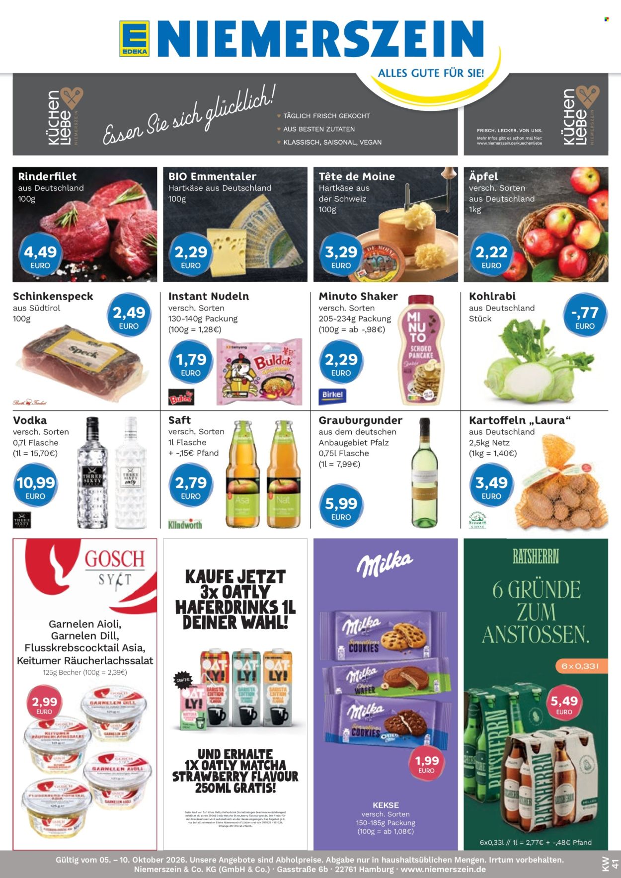 Edeka Prospekte  - 5.10.2026 - 10.10.2026. Seite 1
