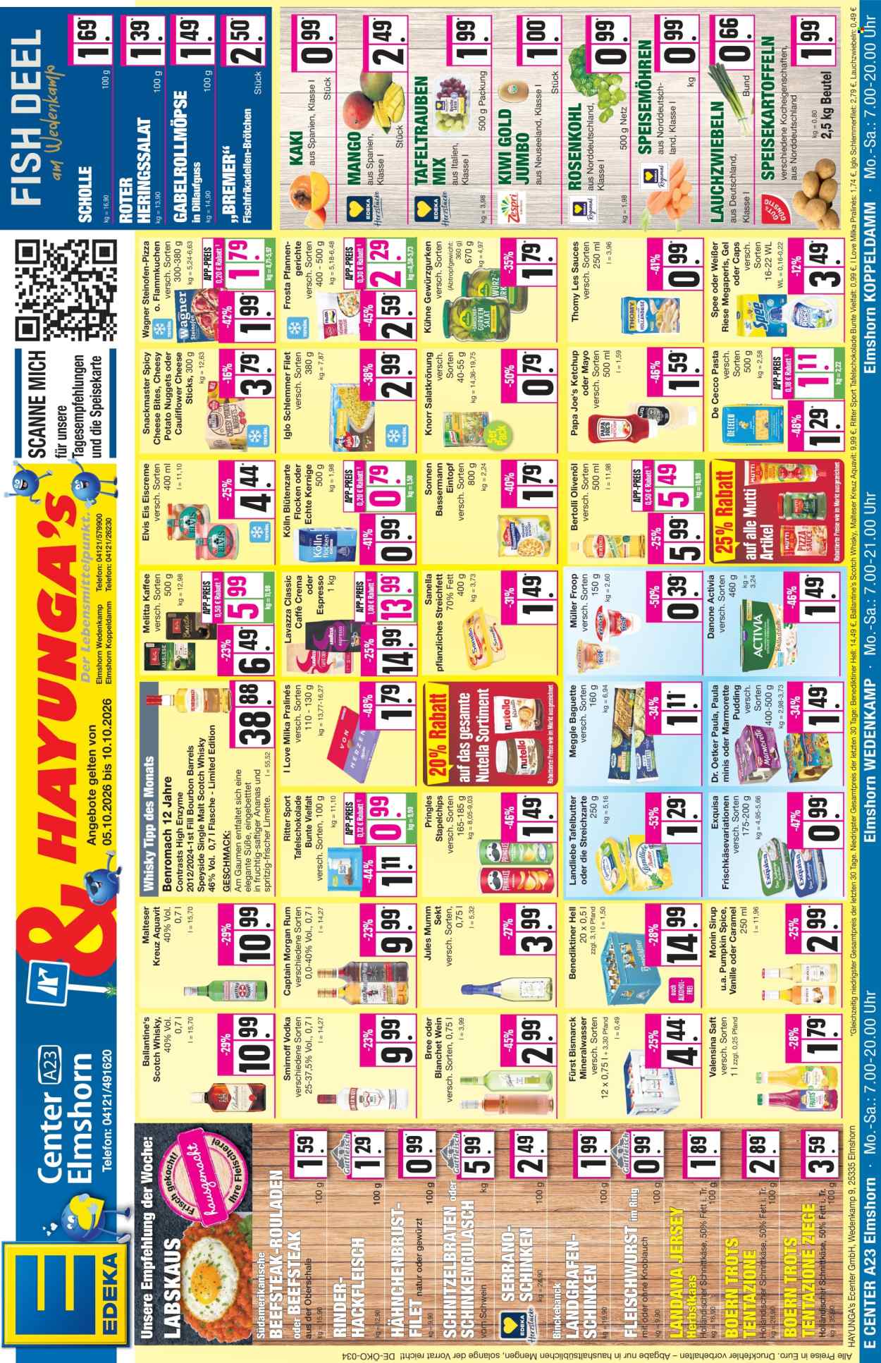 Edeka Prospekte  - 5.10.2026 - 10.10.2026. Seite 1