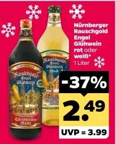 Nürnberger Rauschgold Engel Glühwein rot oder weiß