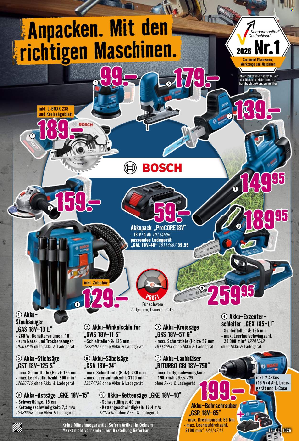 Leták Hornbach - 8.10.2026 - 4.11.2026. Strana 12